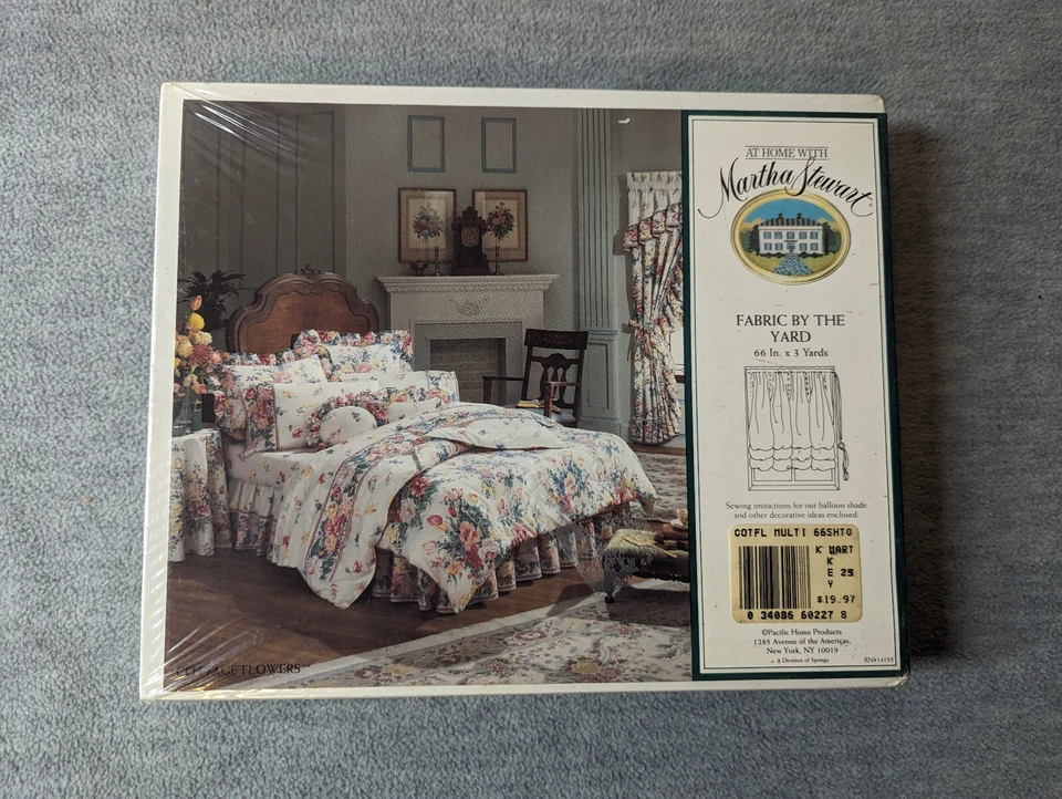 Tela de percal de lujo Martha Stewart de colección por yarda 66 pulgadas x 3 yardas floral Foto 1 de 2