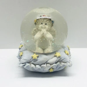 VTG Dreamsicles Praying Cherub Glitter Snow Globe Angel Westland D6501 Cast Art - Picture 1 of 5