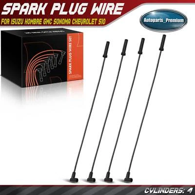 Nuevo juego de 4 cables de bujía para Isuzu Hombre GMC Sonoma Chevrolet S10 1996-1997 Foto 1 de 4