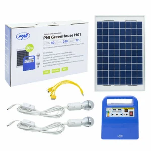 PNH GreenHouse H01 30W solar generator photovoltaic 12V / 7Ah battery, USB - Picture 1 of 7