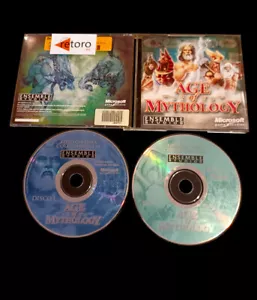 AGE OF MYTHOLOGY PC CD-ROM Pal-España Español Ensemble Studios Completo 2cd - Foto 1 di 2