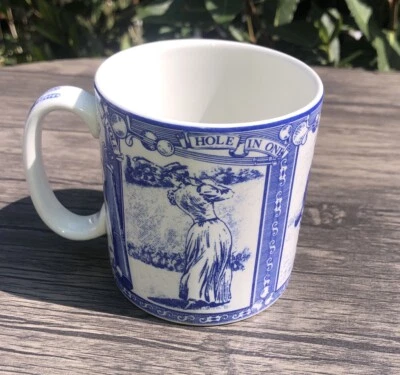Spode Blue Room Collection Golfer Mug Cup Made In England Excellent Condition - Image 1 of 4