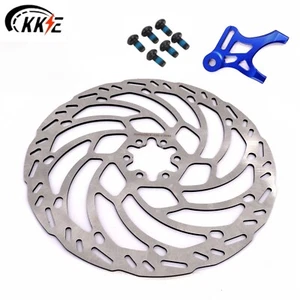 KKE 220MM Rear Brake Disc & Rotors Bracket Fit SurRon Light Bee X 2019-2024 Blue - Picture 1 of 14