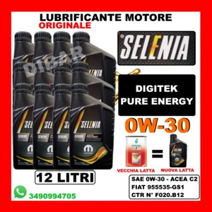 OLIO MOTORE SELENIA PETRONAS MOPAR DIGITEK PURE ENERGY 0W30 ACEA C2 DA 12 LITRI - Bild 1 von 1