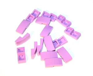 16x LEGO® Bogenabschluss 1x2x2/3 11477 NEU Flieder Lavender Slope curved - Picture 1 of 1
