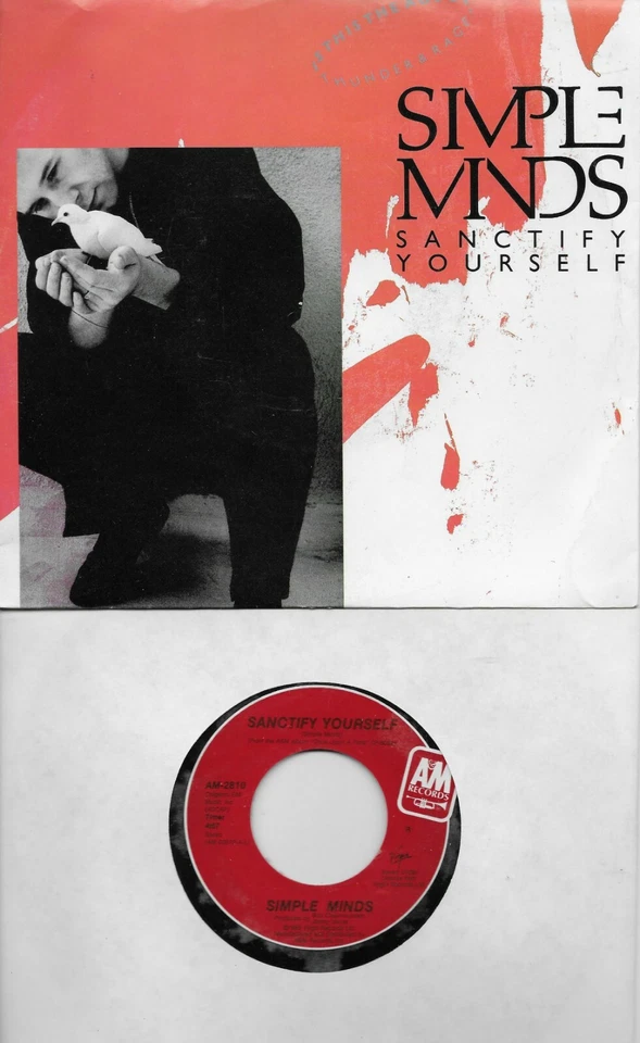 SIMPLE MINDS  Sanctify Yourself / Sanctify Yourself dub  45 with PicSleeve  - Image 1 of 1