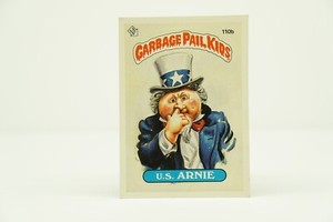 1985 Garbage Pail Kids Stickers #110b U.S. Arnie Series 3 EX-NM