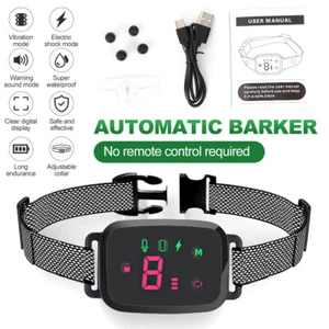 Dog Bark Collar-Compact Anti Barking Remote Stop Training Electric Shock AU - Picture 1 of 14