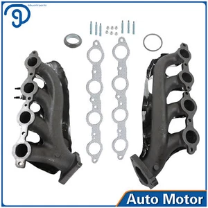 2x Exhaust Manifold Left &Right For 99-13 Chevy Express Silverado Tahoe GMC 6.0L - Picture 1 of 11