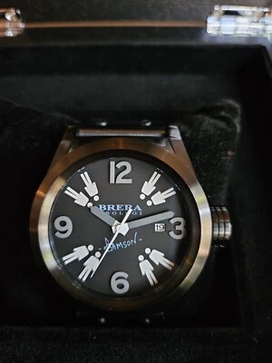 Brera Horologi x Gamson Art Black Statement Watch x Intrecciato Strap; Full Set! - Image 1 of 4