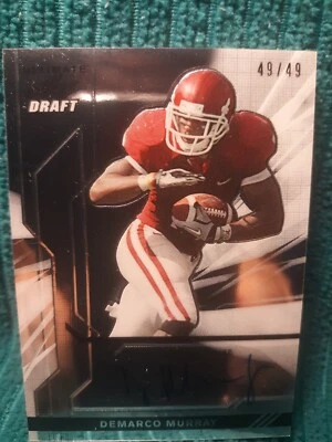 DEMARCO MURRAY 2011 Leaf Ultimate Draft on card AUTO #49/49 RC SSP - Image 1 of 4