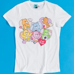 Offizielles Care Bears Love Hearts weißes tailliertes Damen-T-Shirt: XL, XS - Bild 1 von 3