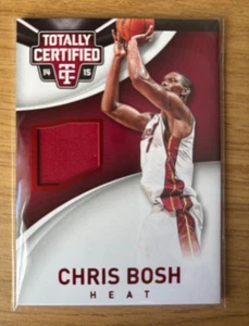 Panini Totally Certified Red Jersey Chris Bosh Card 2014-15 #17 95/249 - Picture 1 of 2