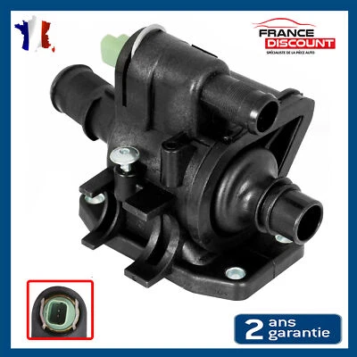 Thermostat d'Eau prévu pour Peugeot 1007 107 206 207 307 Bipper 1.4 Hdi = 1336V6 - Photo 1/4