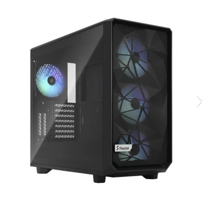 Fractal Design Meshify 2 RGB Black TG Light Tint Mid Tower Computer Case - Image 1 of 4