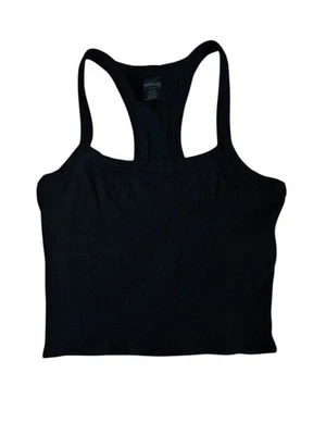 Tomboy X 短背心罗纹内置文胸黑色小号 — 第 1/4 张图片