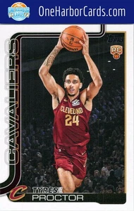 2025-26 Topps Cleveland Cavaliers #250 Tyrese Proctor - Bild 1 von 2