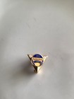 Vintage 14K Gold Burlington 30 Year Service Pin w Diamonds Orig Card