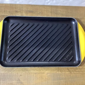 Parrilla de plancha delgada rectangular amarilla Le Creuset #32 - Imagen 1 de 7