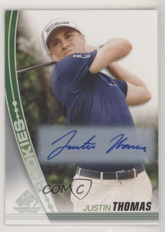 2021 SP Game Used Rookies Spectrum Auto Justin Thomas #50 Rookie Auto RC - Image 1 of 2