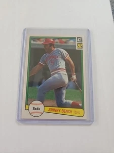 1982 Donruss Johnny Bench HOF Cincinnati Reds #400 NM Free Shipping - Picture 1 of 2
