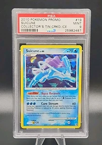 PSA 9 Mint Suicune 19/72 Cracked Ice Promo Secret Wonders Holo Pokemon - Picture 1 of 2