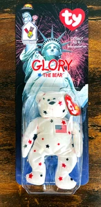 Ty Beanie Baby - 1997 Glory The Bear - McDonalds Teenie Beanie - Picture 1 of 2