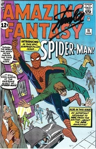 SPIDER-MAN INDEX #1~MARVEL COMICS~SIGNED STAN LEE~AMAZING FANTASY #15~COA~DITKO - Picture 1 of 8