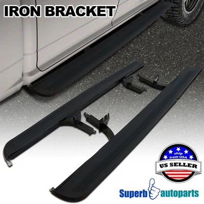 Fits 2003-2012 Range Rover HSE Sport L322 Nerf Side Step Bar Running Board Blk - Image 1 of 4