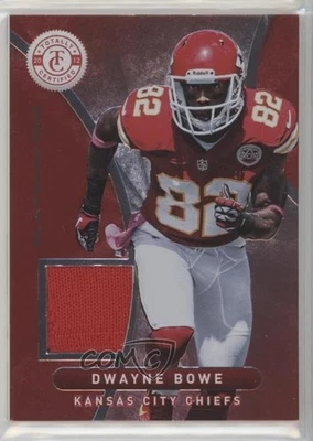 2012 Totally Certified Materials Platinum Red /299 Dwayne Bowe #39 - Image 1 of 2