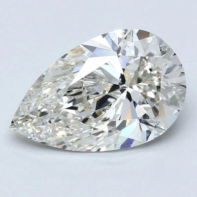 2.10 Ct Lab Grown CVD Diamond 10x7 mm Pear D Color, IF Certified Loose Diamond - Image 1 of 4