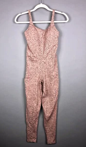 Live! Groove Side One Piece Jumpsuit S Heather Peach Active Gym Yoga Sculpting - Picture 1 of 6
