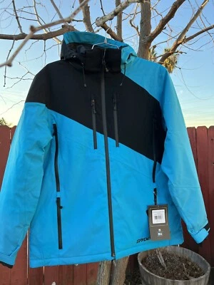 Chaqueta aislante Spyder Enforcer para hombre grande snowboard esquí nueva azul negra nueva con etiquetas esquí Foto 1 de 4