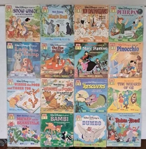 Vintage Walt Disney Read-along Lot Of 16 Books (No Cassettes/records) M Poppins - Bild 1 von 12