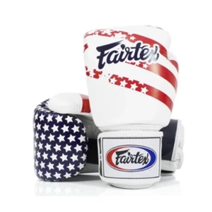 Fairtex Boxing Muay Thai Gloves # White USA Universal 12 oz.BGV1 Limited Edition - Picture 1 of 4