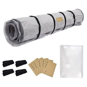 Storage Logic (King/Cal King) Foam Mattress Vacuum Bag 5 Name Tags, Straps - Picture 1 of 7