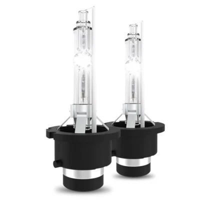 2PCS AUXITO D2S HID Xenon Headlight Bulbs White 500% Brightness High Low Beam - Image 1 of 4