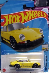 Hot Wheels 2024 Mainline Case B "Porsche 911 Carrera RS 2.7" Factory Fresh 4/10 - Picture 1 of 2