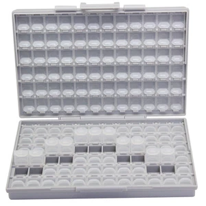 Aidetek BOX-ALL-144 Empty enclosure box w/144 compartments each w/lid SMD 0603 r - Picture 1 of 12