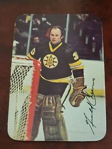 1977-78 OPC Glossy #2 Gerry Cheevers Boston Bruins Vintage HOCKEY CARD MINT