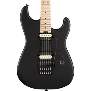 Charvel Jim Root Sig Pro-Mod San Dimas Style 1 HH FR M E/G Maple FB, Satin Black - Picture 1 of 3