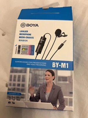 BOYA BY-M1 Lavalier Mikrofon für Smartphone, DSLR, Camcorders, PC neu - Bild 1 von 2