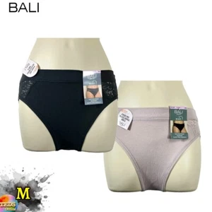 NWT 2-Pack Bali Women M Breathe Lace High Cut Panty DFCMHH Assorted - Picture 1 of 9