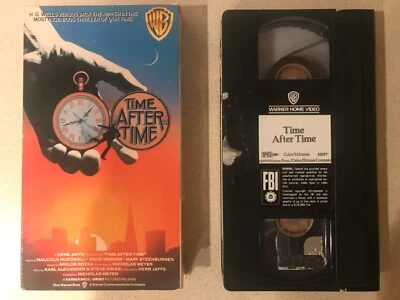 Time After Time (VHS, 1987) Малкольм Макдауэлл, Мэри Стинбурген - Изображение 1 из 4