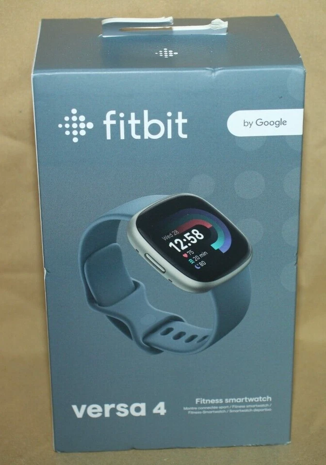 Fitbit Versa 4 Activity Tracker - FB523SRAG-US (Blue)
