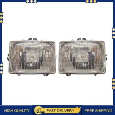 Conjunto de faros 2 piezas Tyc izquierda derecha para Ford E-150 2003 2004 2005 2006 2007 Foto 1 de 4