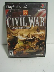 The History Channel Civil War A Nation Divided Playstation 2 PS2 2006 CIB - Picture 1 of 3