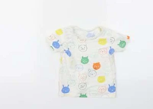 George Boys Multicoloured Animal Print 100% Cotton Camisole T-Shirt Size 9-12 Mo - Picture 1 of 12