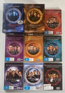 Stargate SG1 Seaspn 1 2 4 5 6 7 8 9 10 (2004) Serie DVD Caja Set Paquete, Esquí - Imagen 1 de 22