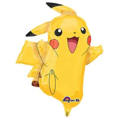 Pikachu Pokémon Foil Globo Anagrama #29460 Superforma 24.5" x 31" - NUEVO Foto 1 de 2